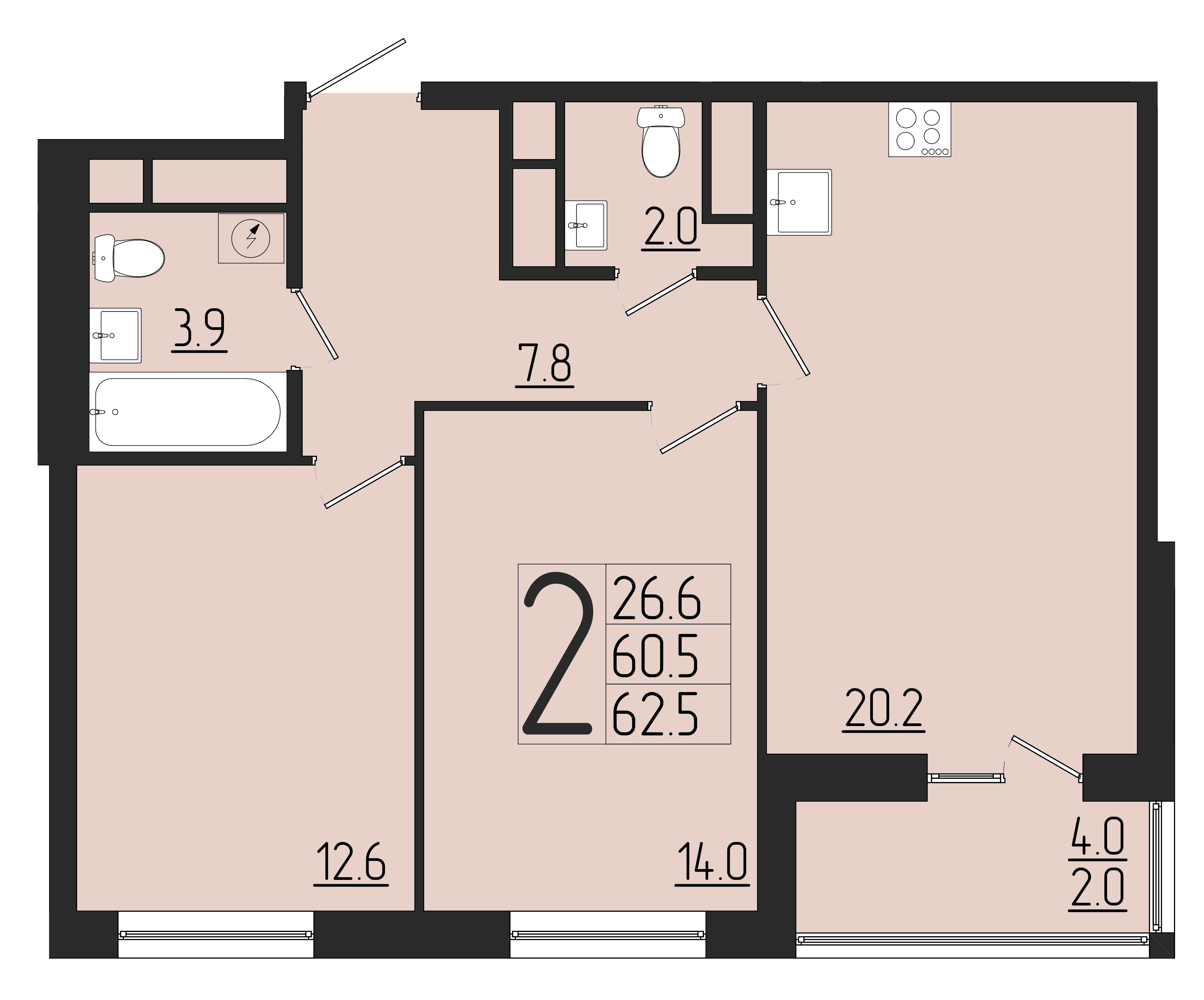 ЖК Розмарин, ГП, кв. 248