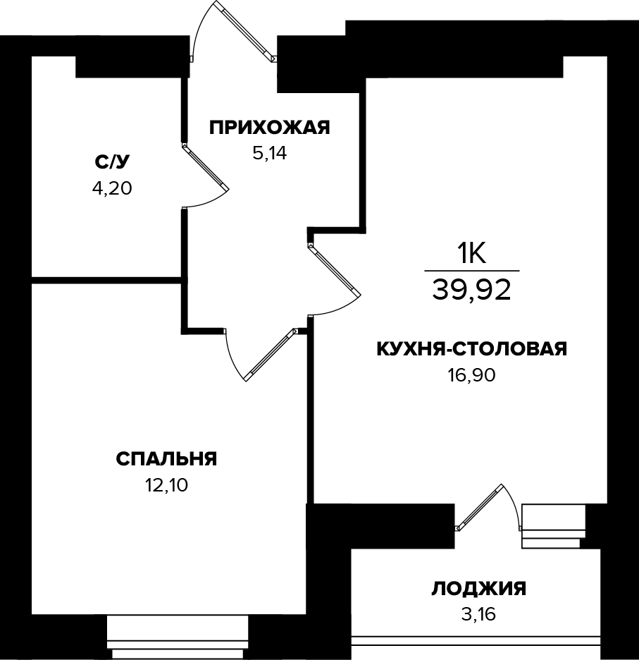 ЖК Семейный, Дом 1, кв. 42