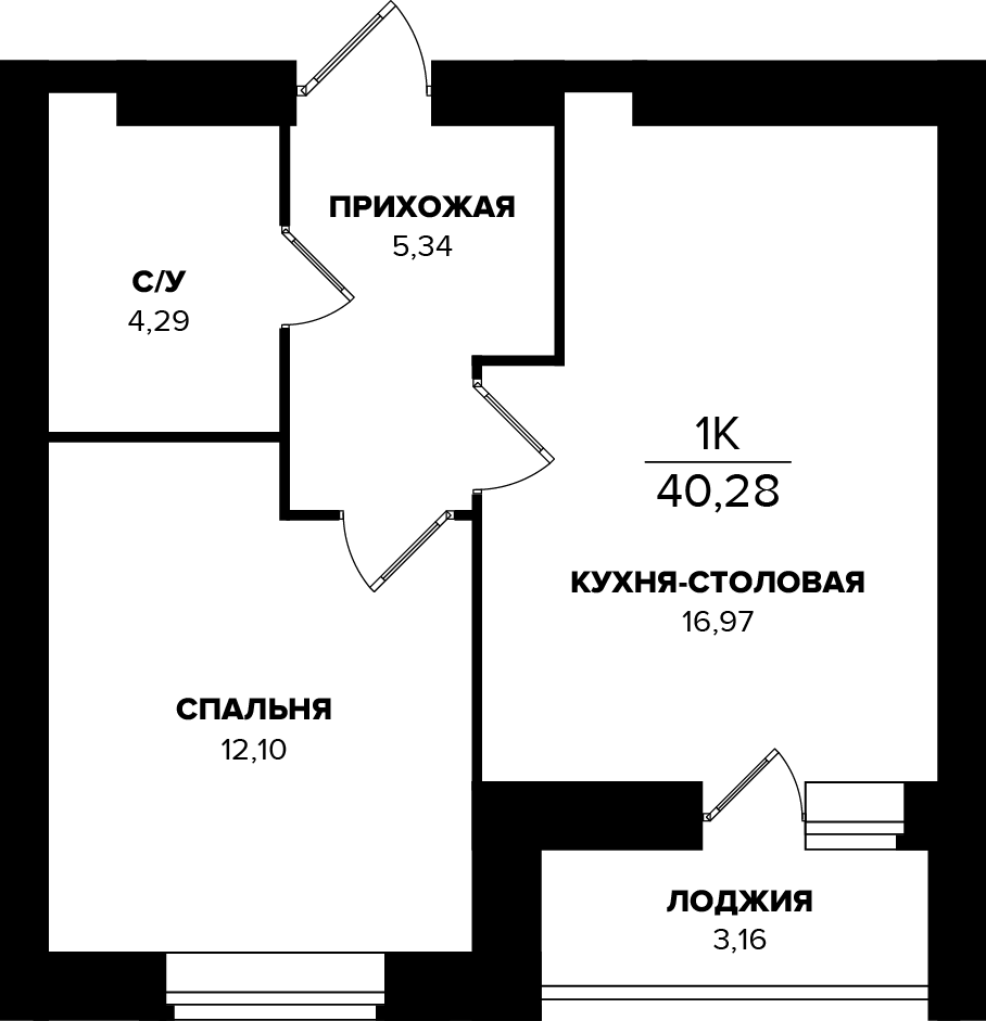 ЖК Семейный, Дом 2, кв. 23